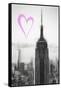 Luv Collection - New York City - The Empire-Philippe Hugonnard-Framed Stretched Canvas