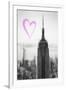 Luv Collection - New York City - The Empire-Philippe Hugonnard-Framed Art Print