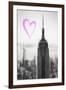 Luv Collection - New York City - The Empire-Philippe Hugonnard-Framed Art Print