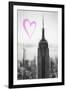 Luv Collection - New York City - The Empire-Philippe Hugonnard-Framed Art Print