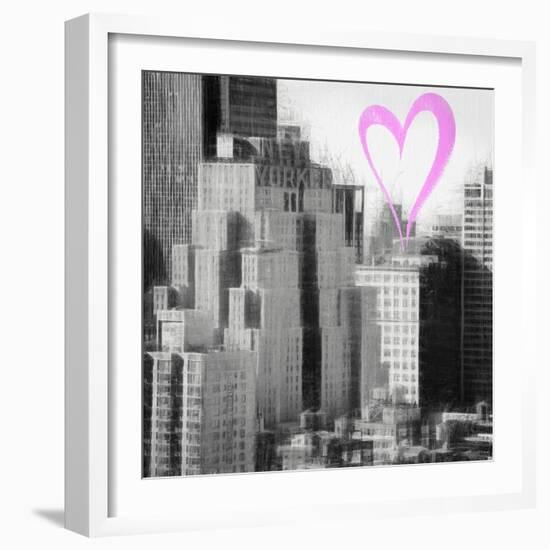 Luv Collection - New York City - The New Yorker II-Philippe Hugonnard-Framed Art Print