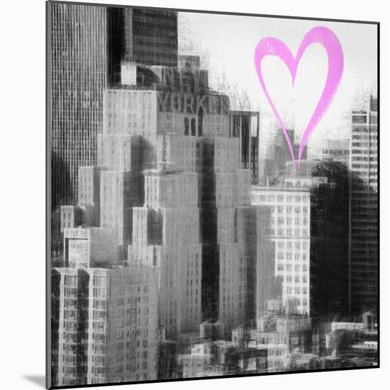 Luv Collection - New York City - The New Yorker II-Philippe Hugonnard-Mounted Art Print