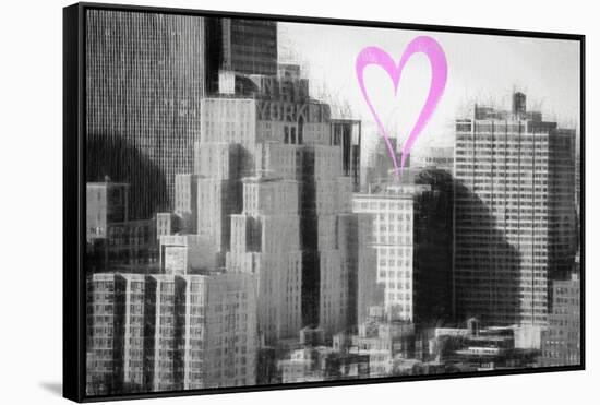 Luv Collection - New York City - The New Yorker-Philippe Hugonnard-Framed Stretched Canvas