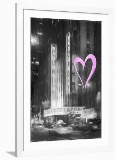 Luv Collection - New York City - The Radio City-Philippe Hugonnard-Framed Art Print