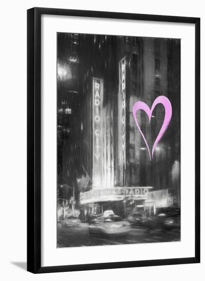 Luv Collection - New York City - The Radio City-Philippe Hugonnard-Framed Art Print