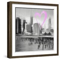 Luv Collection - New York City - The Skyline II-Philippe Hugonnard-Framed Art Print