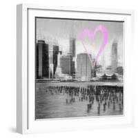 Luv Collection - New York City - The Skyline II-Philippe Hugonnard-Framed Art Print