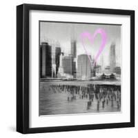 Luv Collection - New York City - The Skyline II-Philippe Hugonnard-Framed Art Print