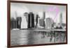 Luv Collection - New York City - The Skyline-Philippe Hugonnard-Framed Art Print