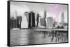 Luv Collection - New York City - The Skyline-Philippe Hugonnard-Framed Stretched Canvas