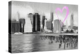 Luv Collection - New York City - The Skyline-Philippe Hugonnard-Stretched Canvas