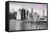 Luv Collection - New York City - The Skyline-Philippe Hugonnard-Framed Stretched Canvas