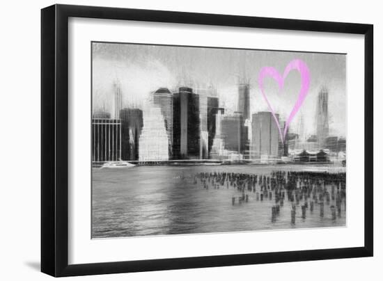 Luv Collection - New York City - The Skyline-Philippe Hugonnard-Framed Art Print