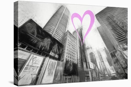 Luv Collection - New York City - Times Square II-Philippe Hugonnard-Stretched Canvas