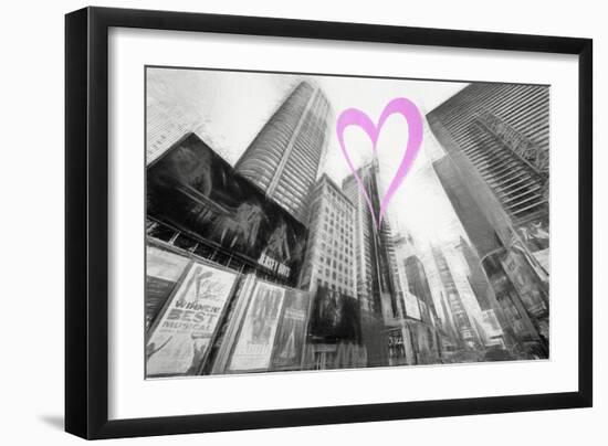 Luv Collection - New York City - Times Square II-Philippe Hugonnard-Framed Art Print