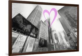 Luv Collection - New York City - Times Square II-Philippe Hugonnard-Framed Art Print