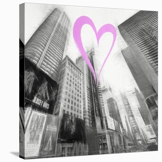 Luv Collection - New York City - Times Square III-Philippe Hugonnard-Stretched Canvas