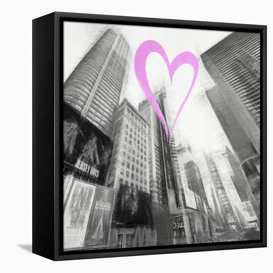 Luv Collection - New York City - Times Square III-Philippe Hugonnard-Framed Stretched Canvas