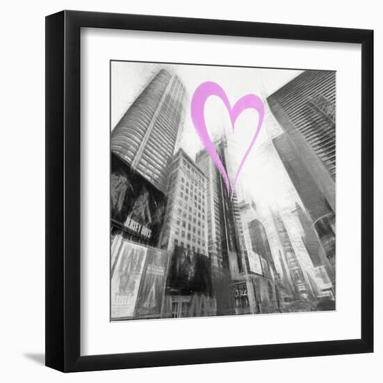 Luv Collection - New York City - Times Square III-Philippe Hugonnard-Framed Art Print