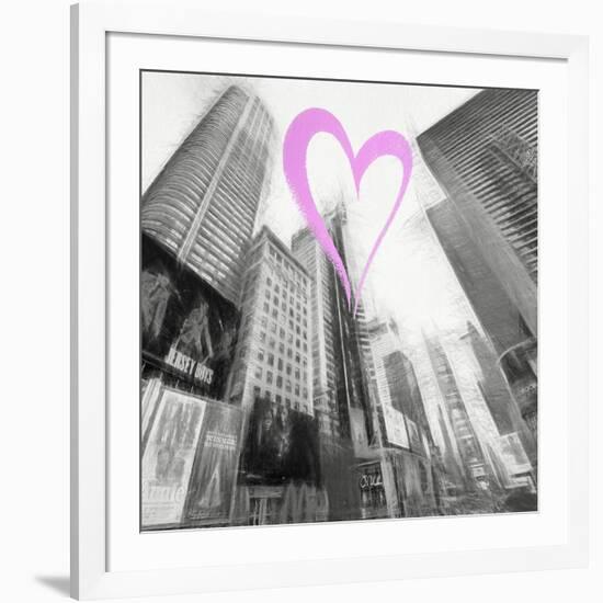 Luv Collection - New York City - Times Square III-Philippe Hugonnard-Framed Art Print