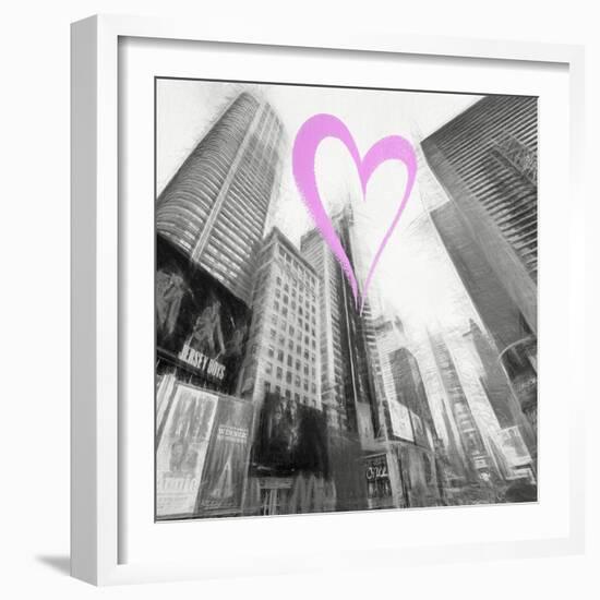 Luv Collection - New York City - Times Square III-Philippe Hugonnard-Framed Art Print