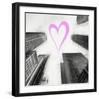 Luv Collection - New York City - Times Square Skyscrapers II-Philippe Hugonnard-Framed Art Print