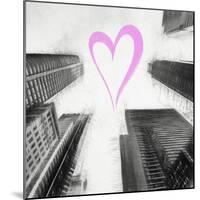 Luv Collection - New York City - Times Square Skyscrapers II-Philippe Hugonnard-Mounted Art Print