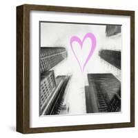 Luv Collection - New York City - Times Square Skyscrapers II-Philippe Hugonnard-Framed Art Print