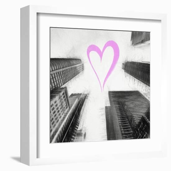 Luv Collection - New York City - Times Square Skyscrapers II-Philippe Hugonnard-Framed Art Print