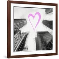 Luv Collection - New York City - Times Square Skyscrapers II-Philippe Hugonnard-Framed Art Print