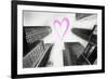 Luv Collection - New York City - Times Square Skyscrapers-Philippe Hugonnard-Framed Premium Giclee Print