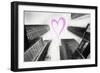 Luv Collection - New York City - Times Square Skyscrapers-Philippe Hugonnard-Framed Art Print