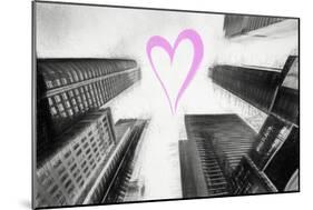 Luv Collection - New York City - Times Square Skyscrapers-Philippe Hugonnard-Mounted Art Print
