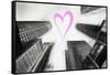 Luv Collection - New York City - Times Square Skyscrapers-Philippe Hugonnard-Framed Stretched Canvas