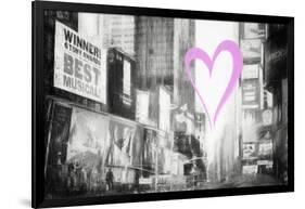 Luv Collection - New York City - Times Square-Philippe Hugonnard-Framed Art Print