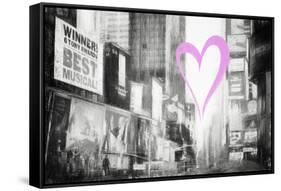 Luv Collection - New York City - Times Square-Philippe Hugonnard-Framed Stretched Canvas