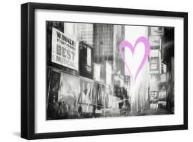 Luv Collection - New York City - Times Square-Philippe Hugonnard-Framed Art Print