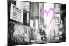 Luv Collection - New York City - Times Square-Philippe Hugonnard-Mounted Art Print