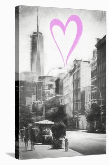 Luv Collection - New York City - Urban Street-Philippe Hugonnard-Stretched Canvas