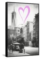 Luv Collection - New York City - Urban Street-Philippe Hugonnard-Framed Stretched Canvas