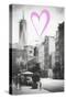 Luv Collection - New York City - Urban Street-Philippe Hugonnard-Stretched Canvas