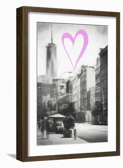 Luv Collection - New York City - Urban Street-Philippe Hugonnard-Framed Art Print