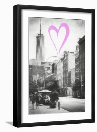 Luv Collection - New York City - Urban Street-Philippe Hugonnard-Framed Art Print