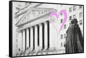 Luv Collection - New York City - Wall Street-Philippe Hugonnard-Framed Stretched Canvas