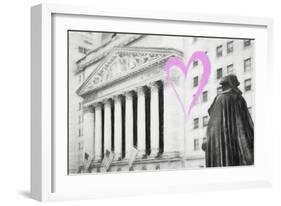 Luv Collection - New York City - Wall Street-Philippe Hugonnard-Framed Art Print