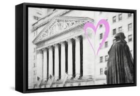 Luv Collection - New York City - Wall Street-Philippe Hugonnard-Framed Stretched Canvas