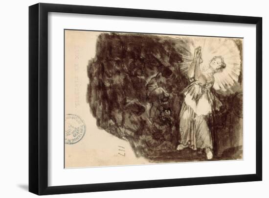Lux Ex Tenebris, 1790s-Francisco de Goya-Framed Giclee Print