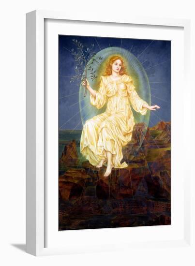 Lux in Tenebris, 1895-Evelyn De Morgan-Framed Giclee Print