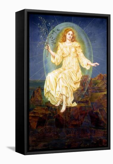 Lux in Tenebris, 1895-Evelyn De Morgan-Framed Stretched Canvas