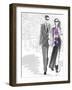 Lux Life Couple 2A-Jodi Pedri-Framed Art Print